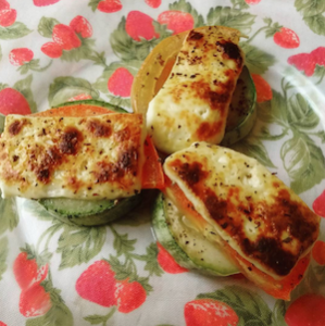 abobrinha tomate queijo